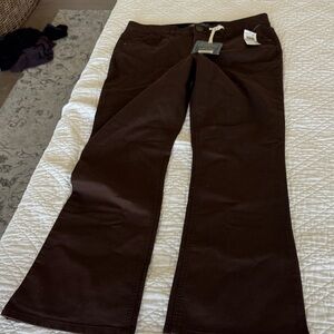 Democracy Dark Brown Flare Jeans